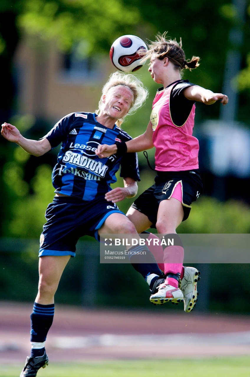 Elin Ekblom, Djurgården och Linda NIlsson, Malmö