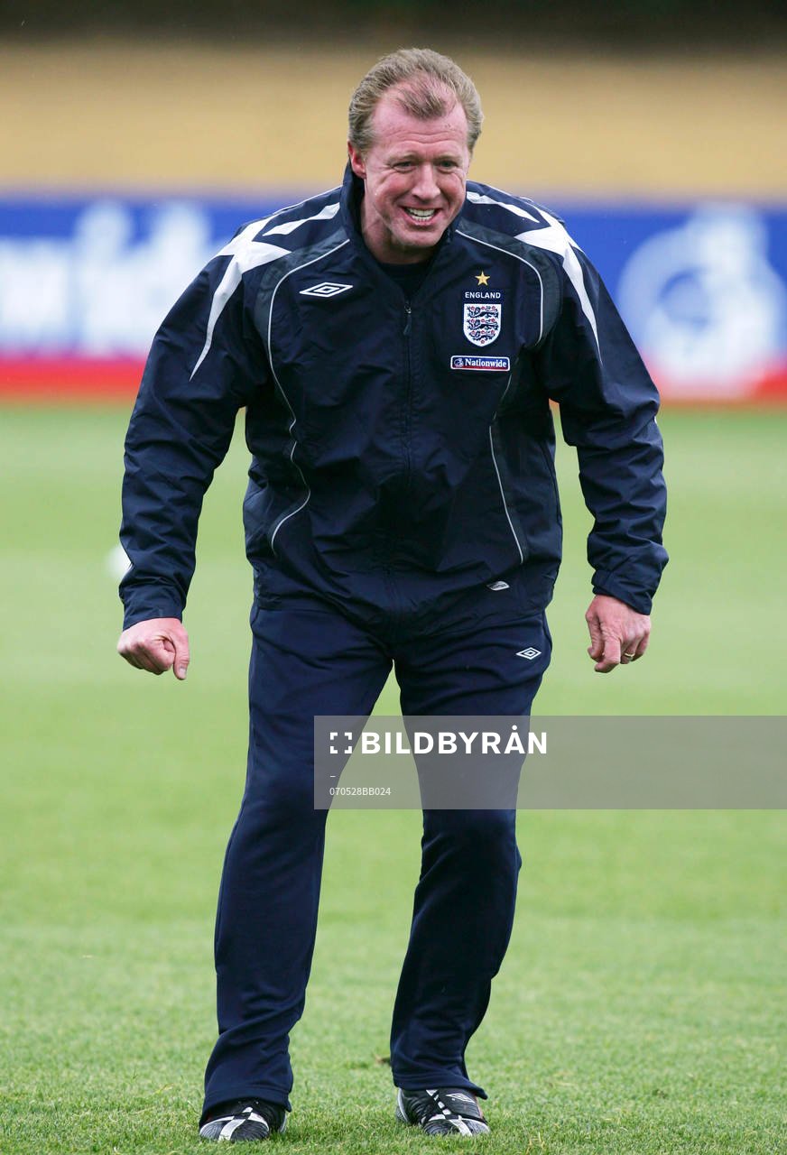 Steve McClaren, tränare,  förbundskapten, England. Glädje
