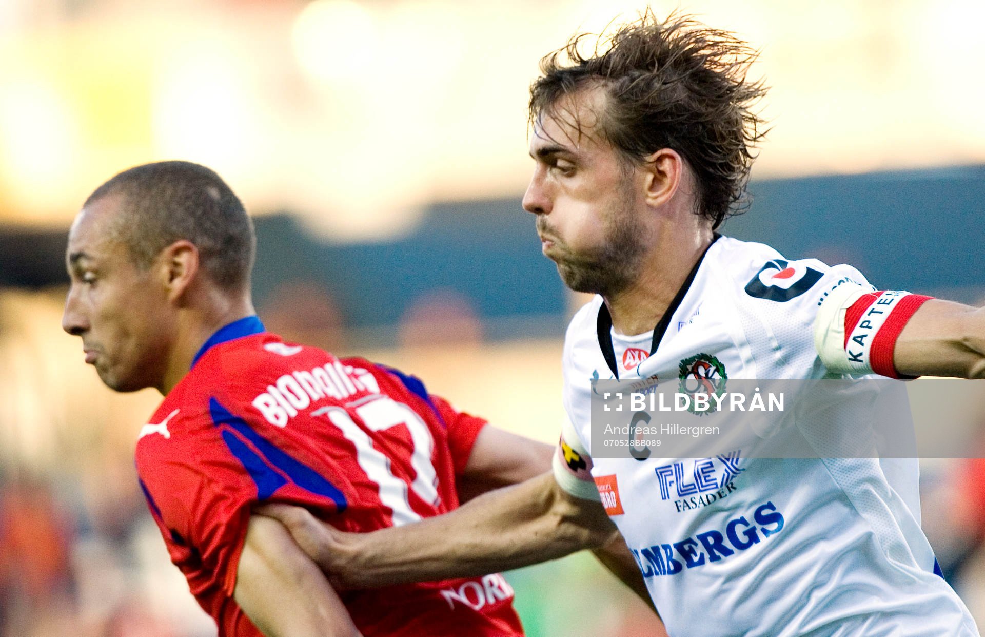  Henrik Larsson och Joel Riddez.