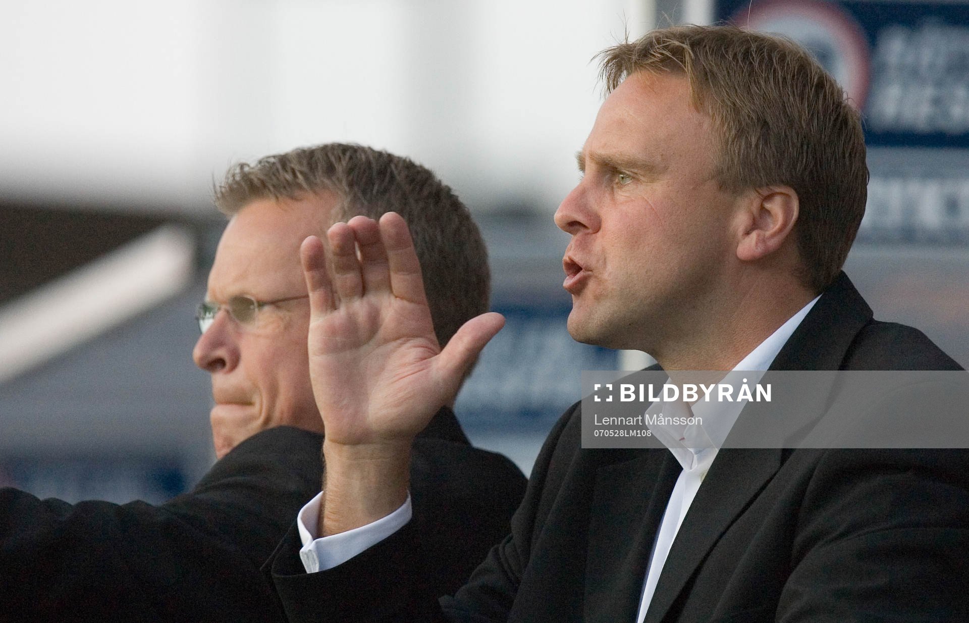 Jan Andersson, tränare och Jonas Wirmola, assisterande