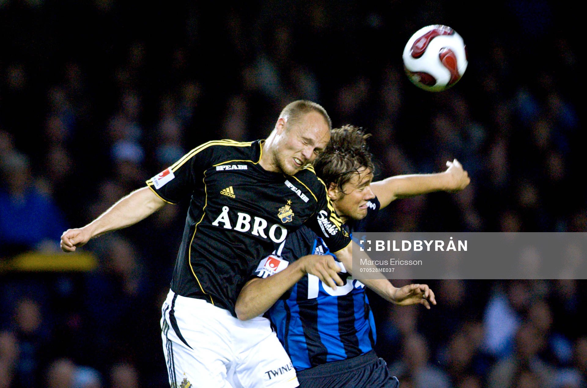 Nicklas Carlsson, AIK och Mikael  Dahlberg, Djurgården