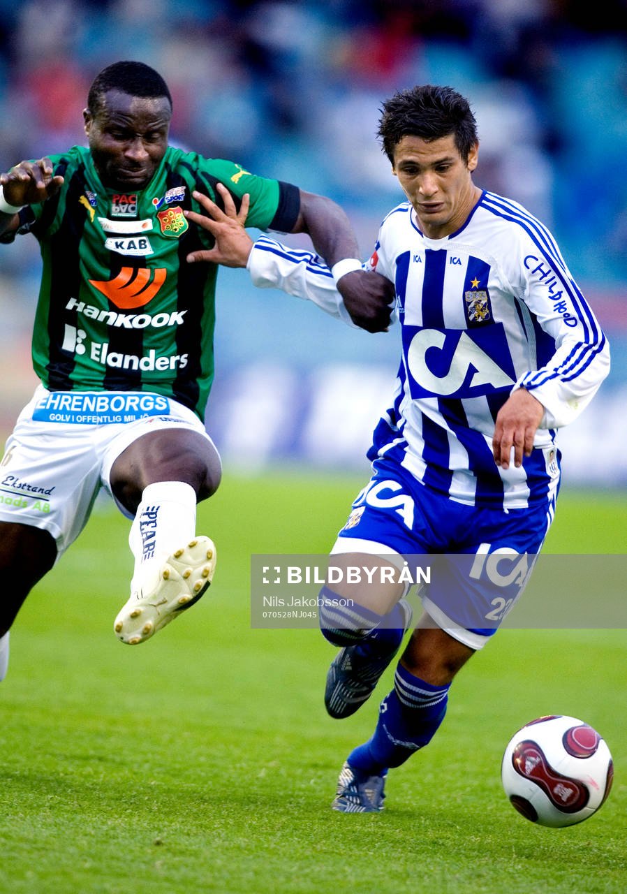 Ipke Ekong, GAIS, Andres Vasquez, Göteborg