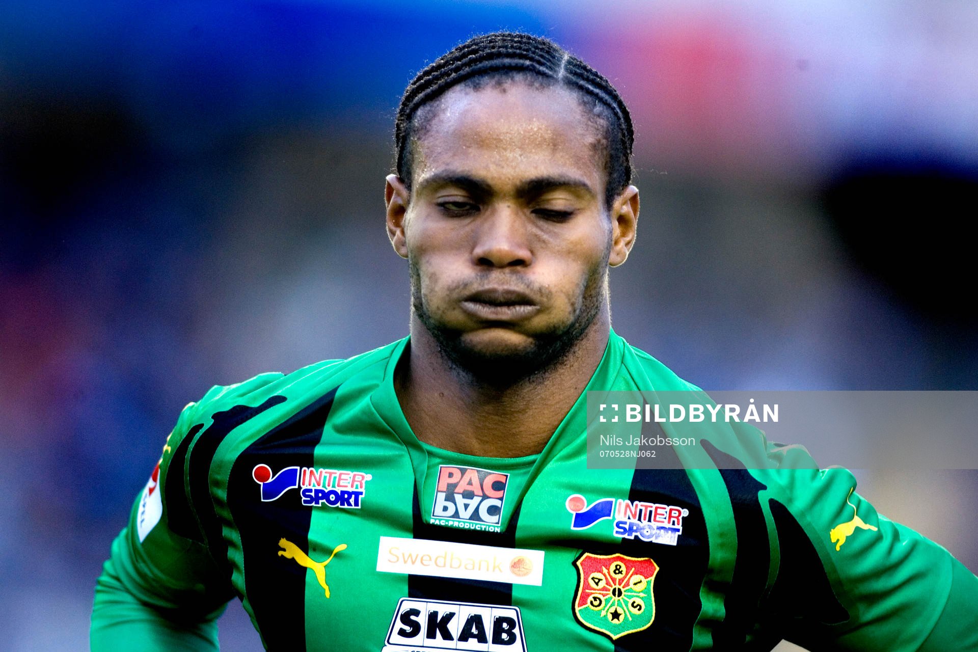 Rickard Ekunde, GAIS, depp, pustar ut
