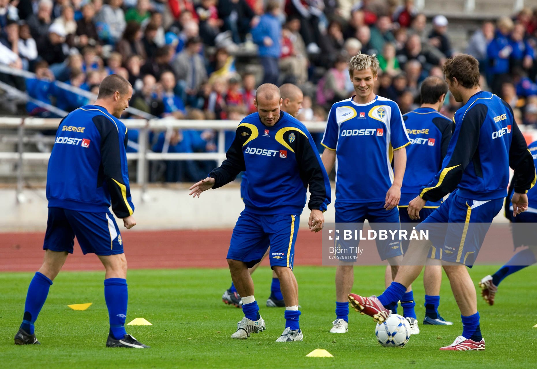 Daniel Andersson, Fredrik Ljungberg, Markus Rosenberg och