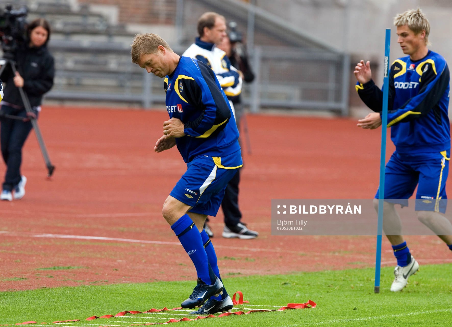 Marcus Allbäck och Markus Rosenberg, Sverige