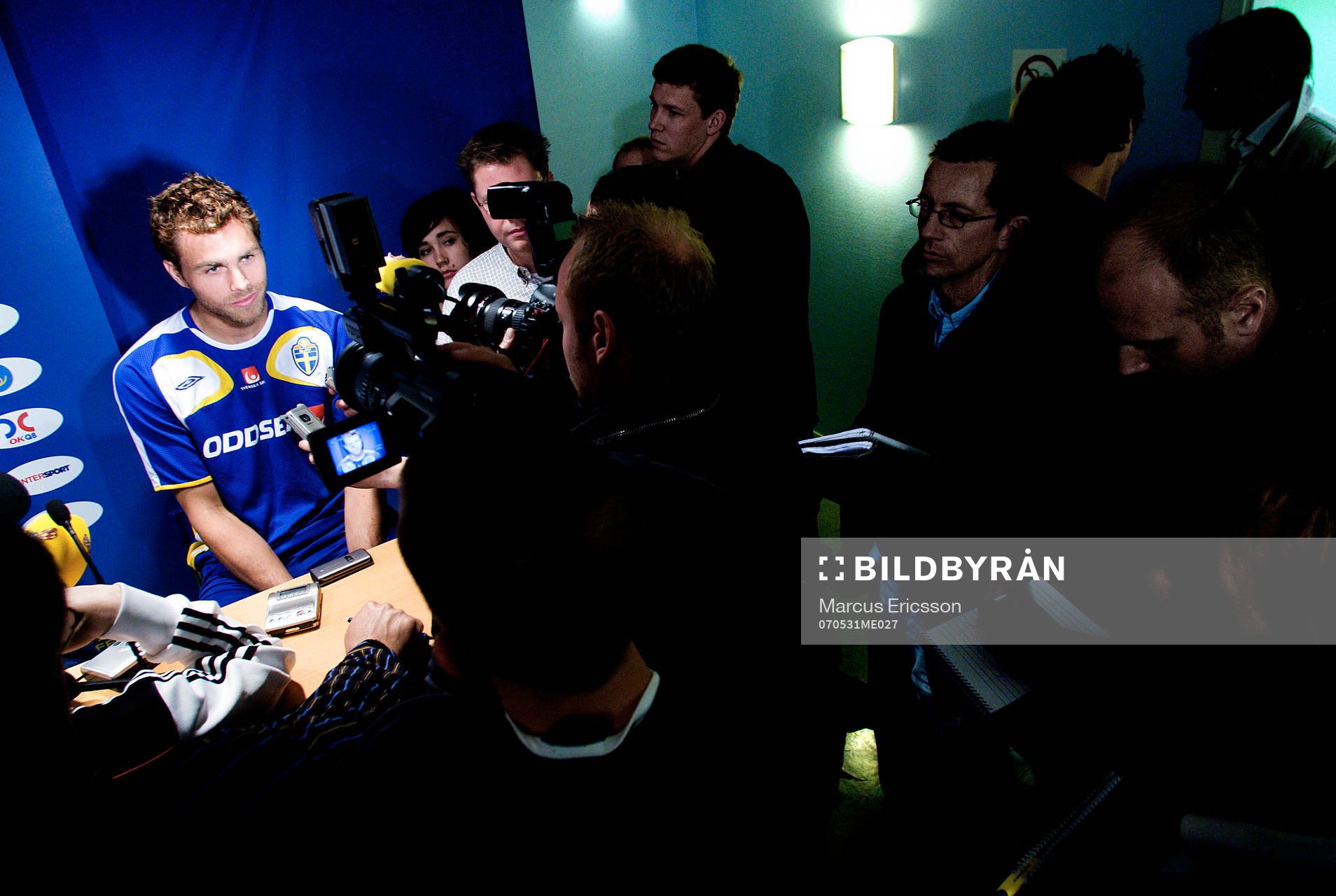 Presskonferens, Johan Elmander