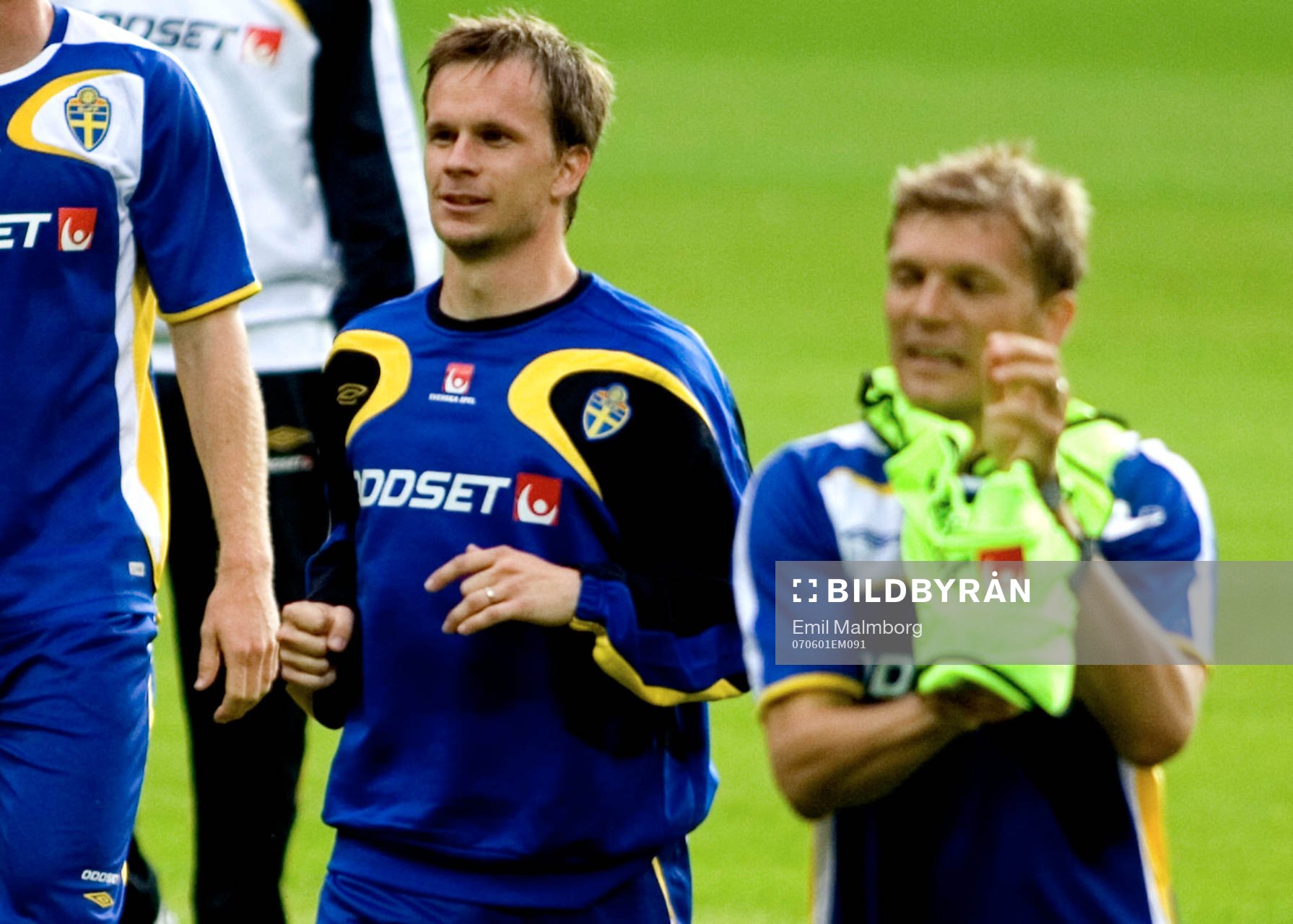 Tobias Linderoth och Marcus Allbäck, Sverige