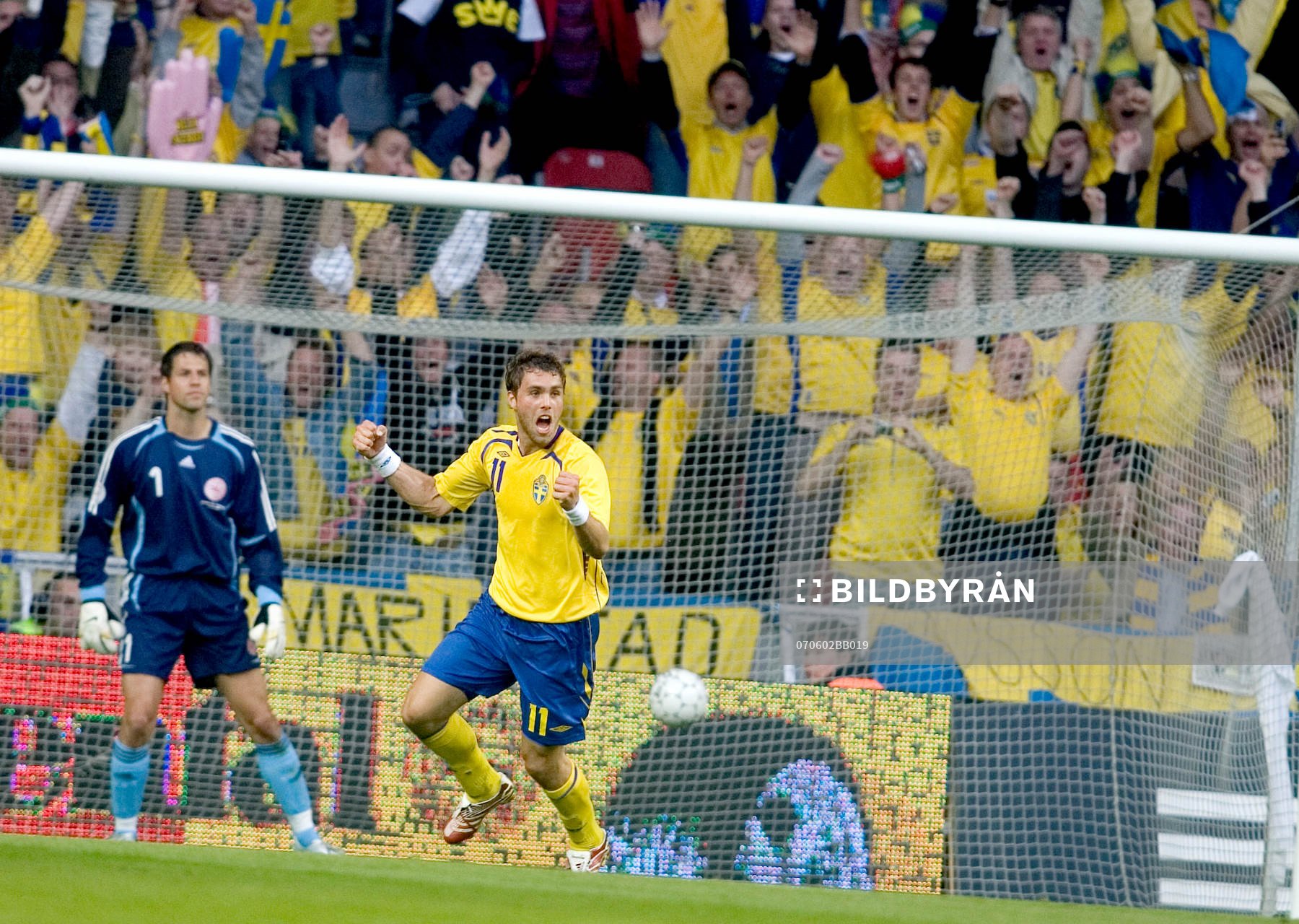 Johan Elmander, jubel