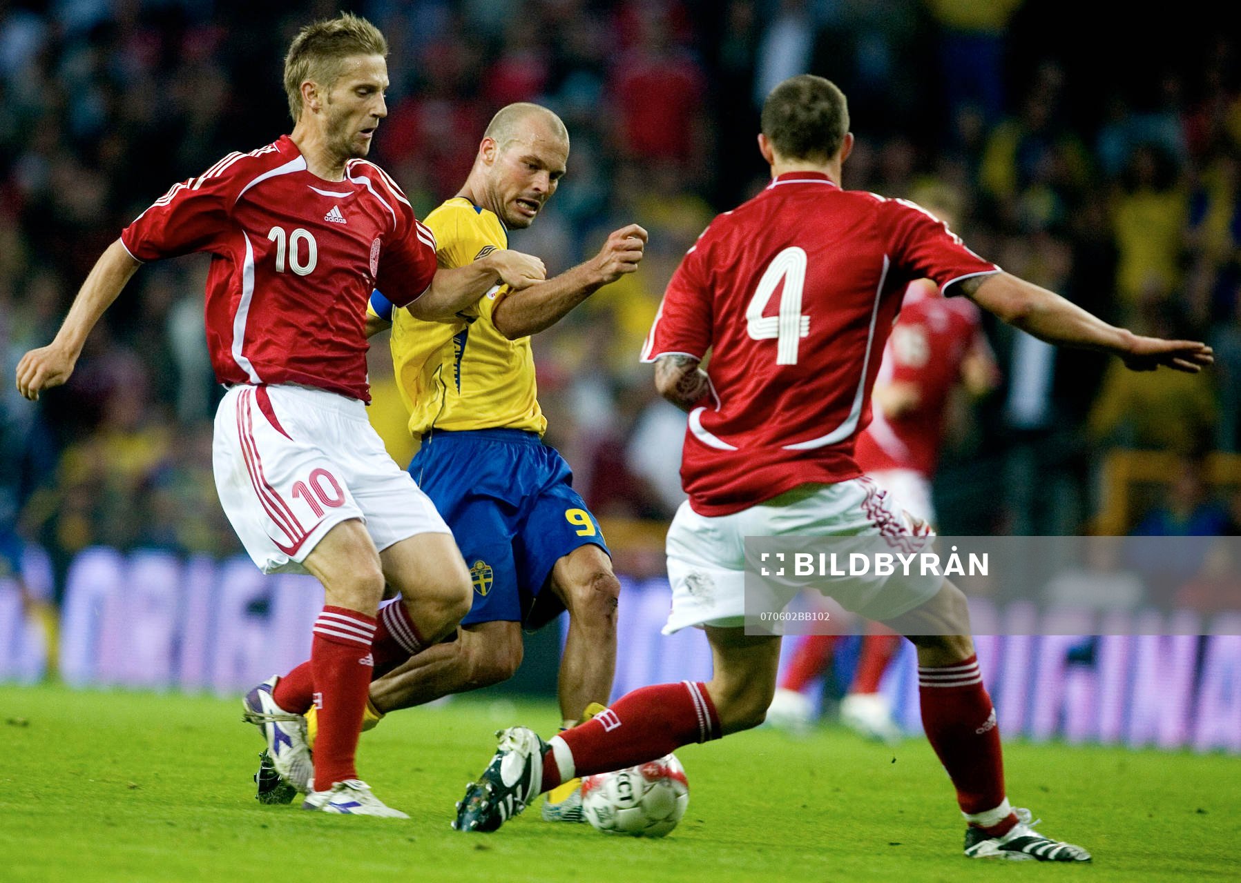 Fredrik Ljungberg, Sverige och Martin Jörgensen och Daniel