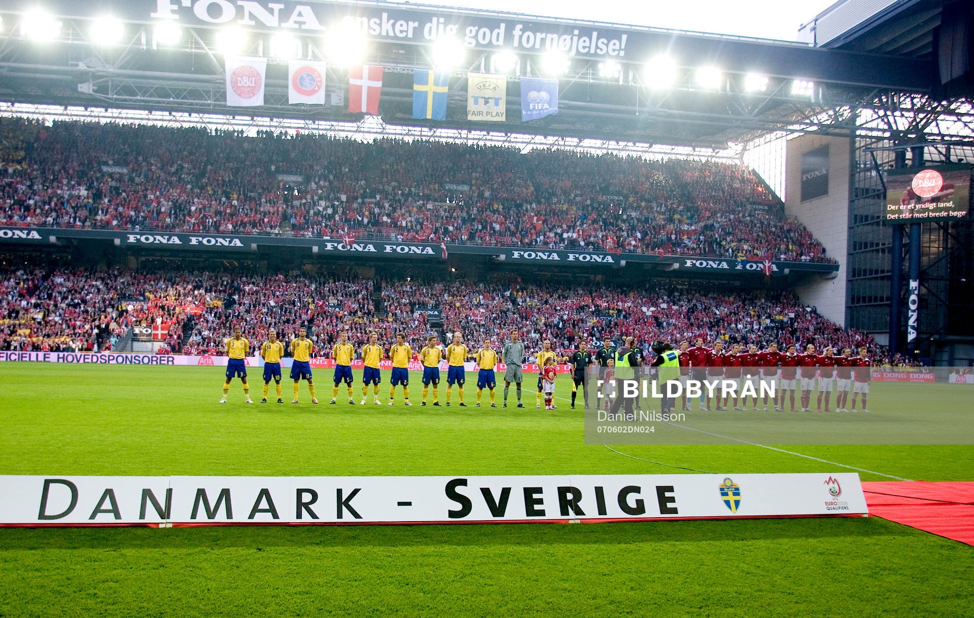Laguppställning på Parken