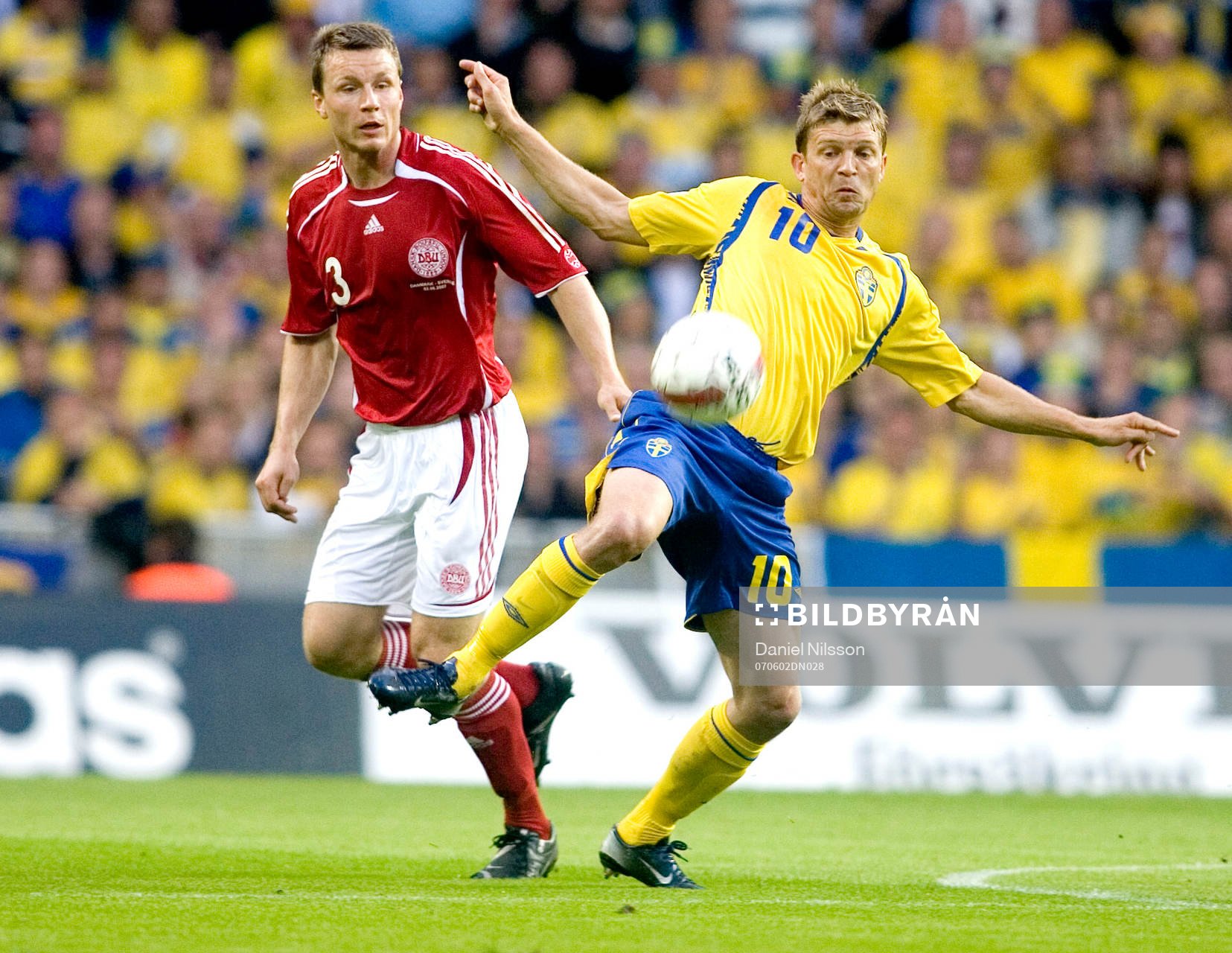 Marcus Allbäck, Sverige och Michael Gravgaard, Danmark