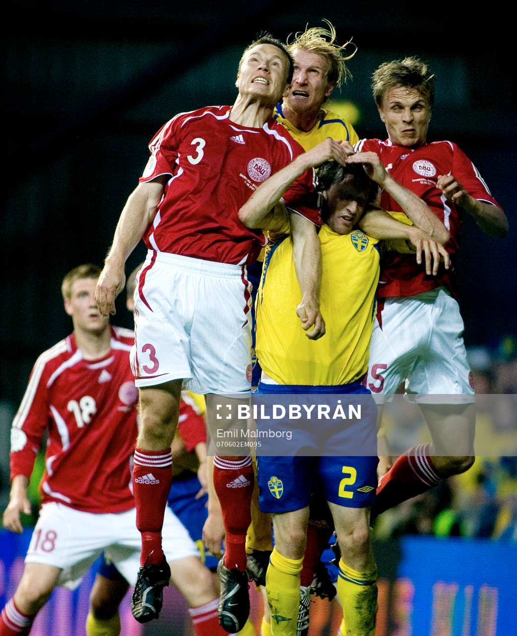 Fotboll, Landslaget, Danmark - Sverige