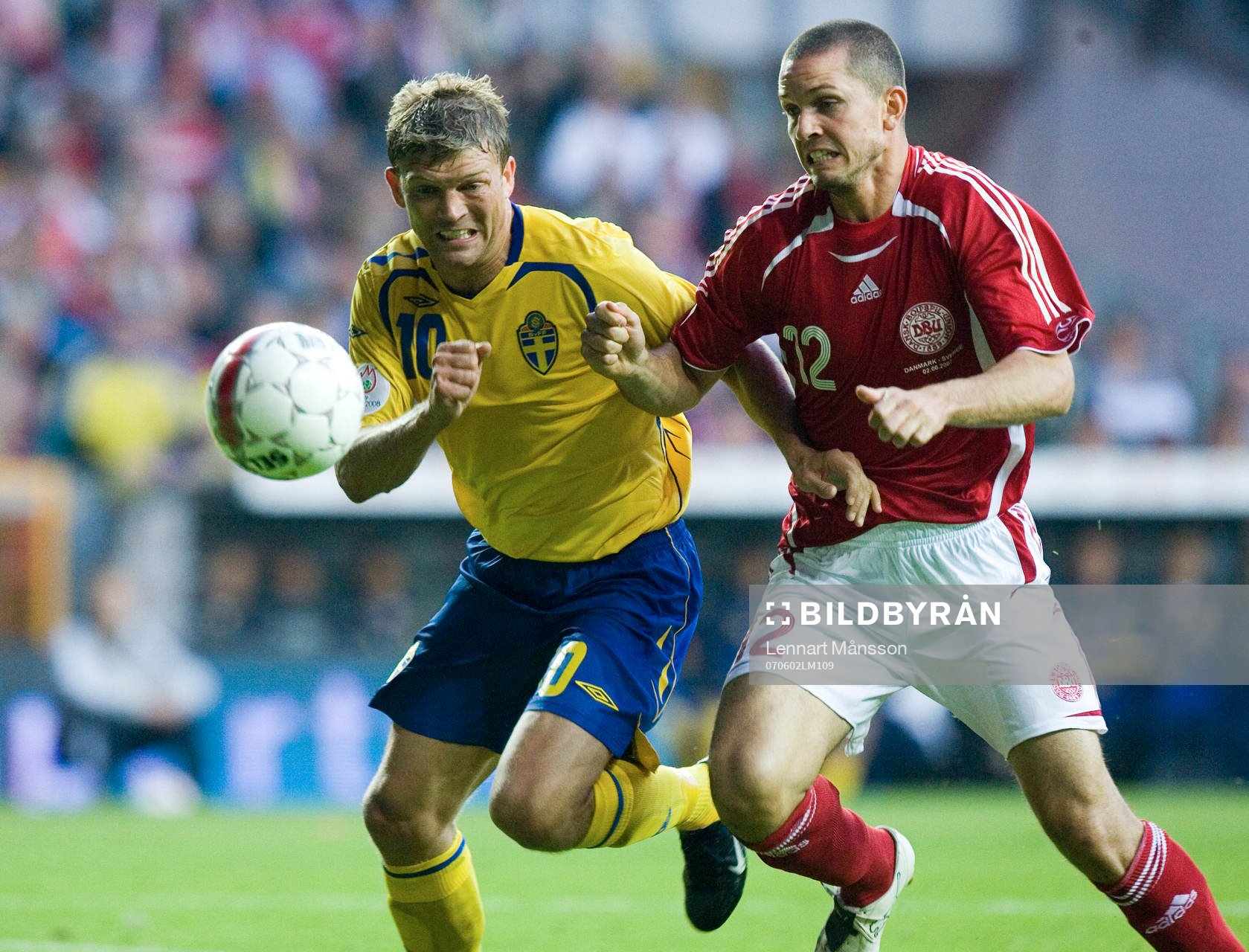 Marcus Allbäck och Leon Andreasen