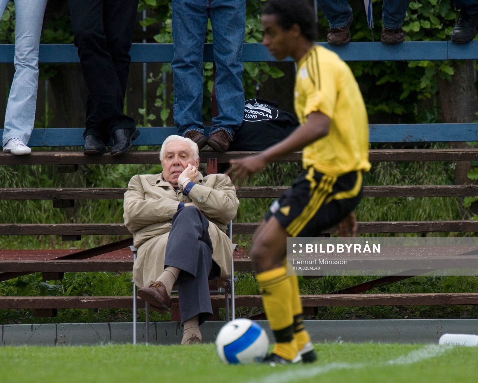 Lennart Persson, hedersordförande, IFK Hässleholm, på