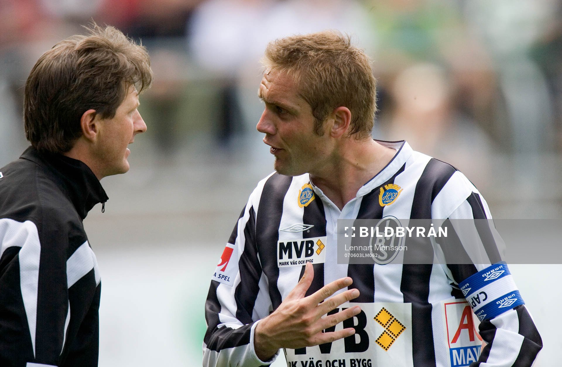 Patrik Johansson, tränare och Morten Avnskjold