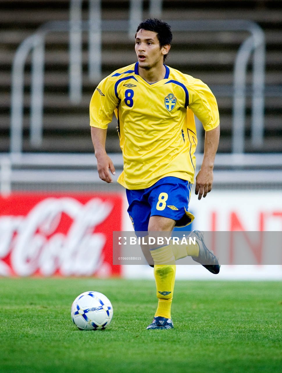 Fotboll, Landslag, U21, Andres Vasquez, Sverige