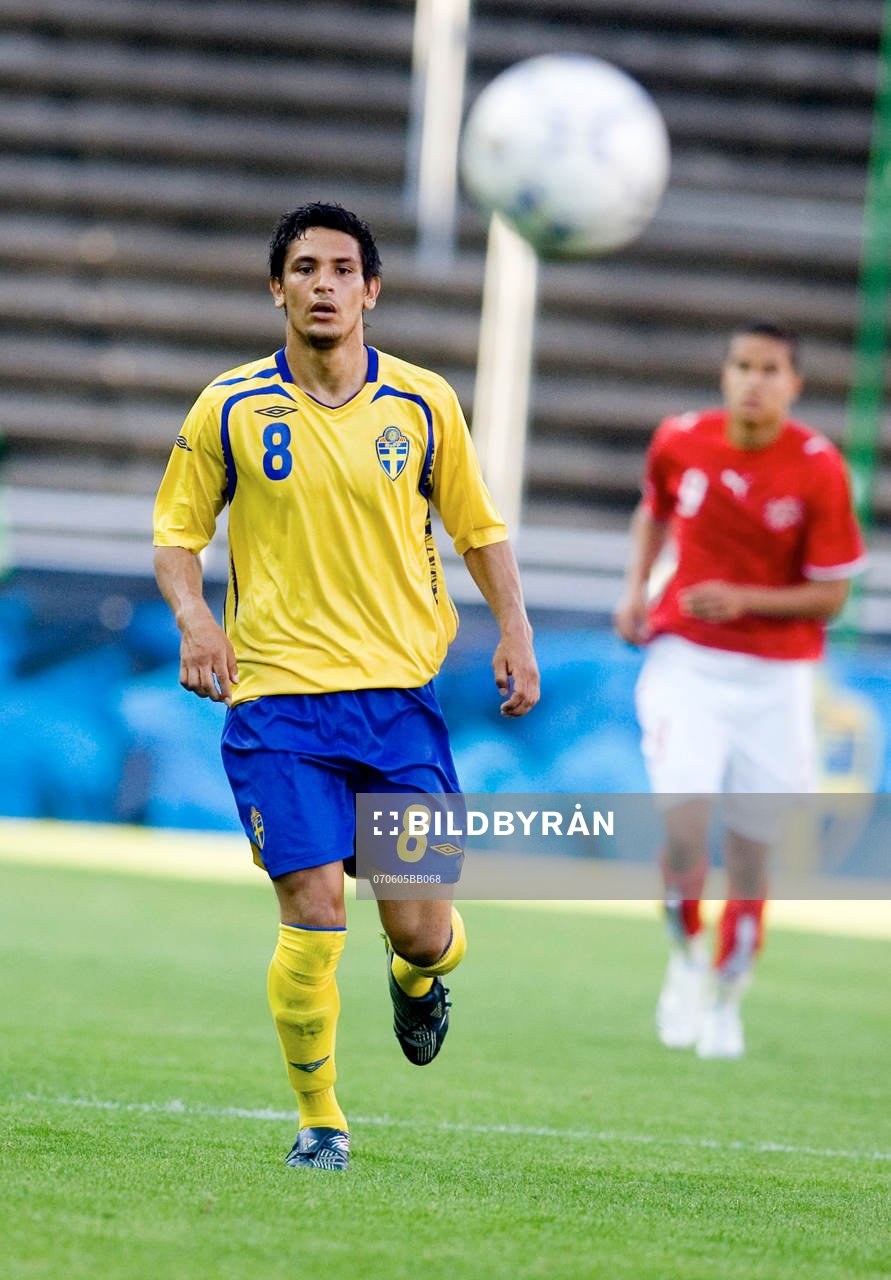 Fotboll, Landslag, U21, Andres Vasquez, Sverige