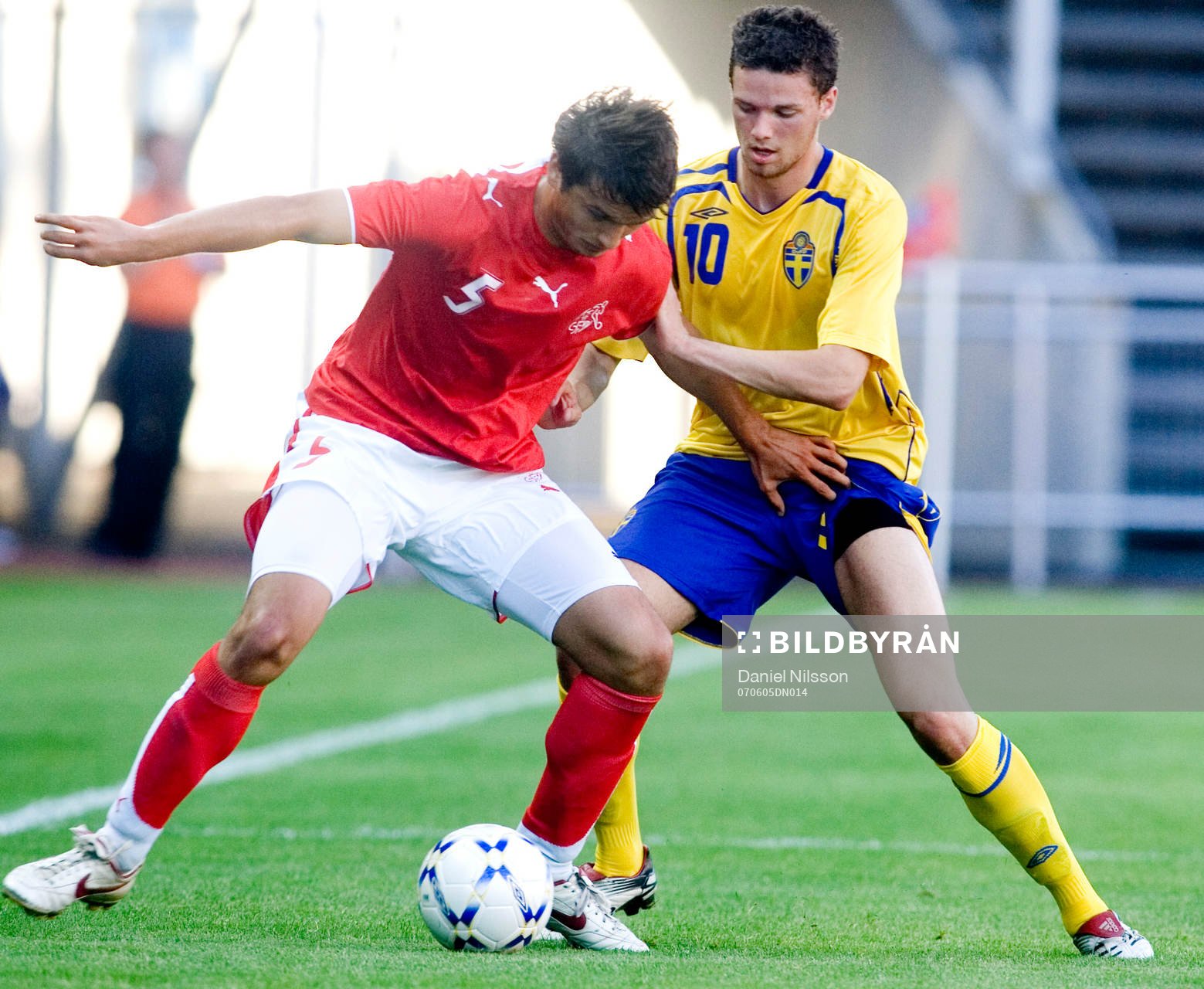 Marcus Berg Sverige och Beg Ferati, Schweiz