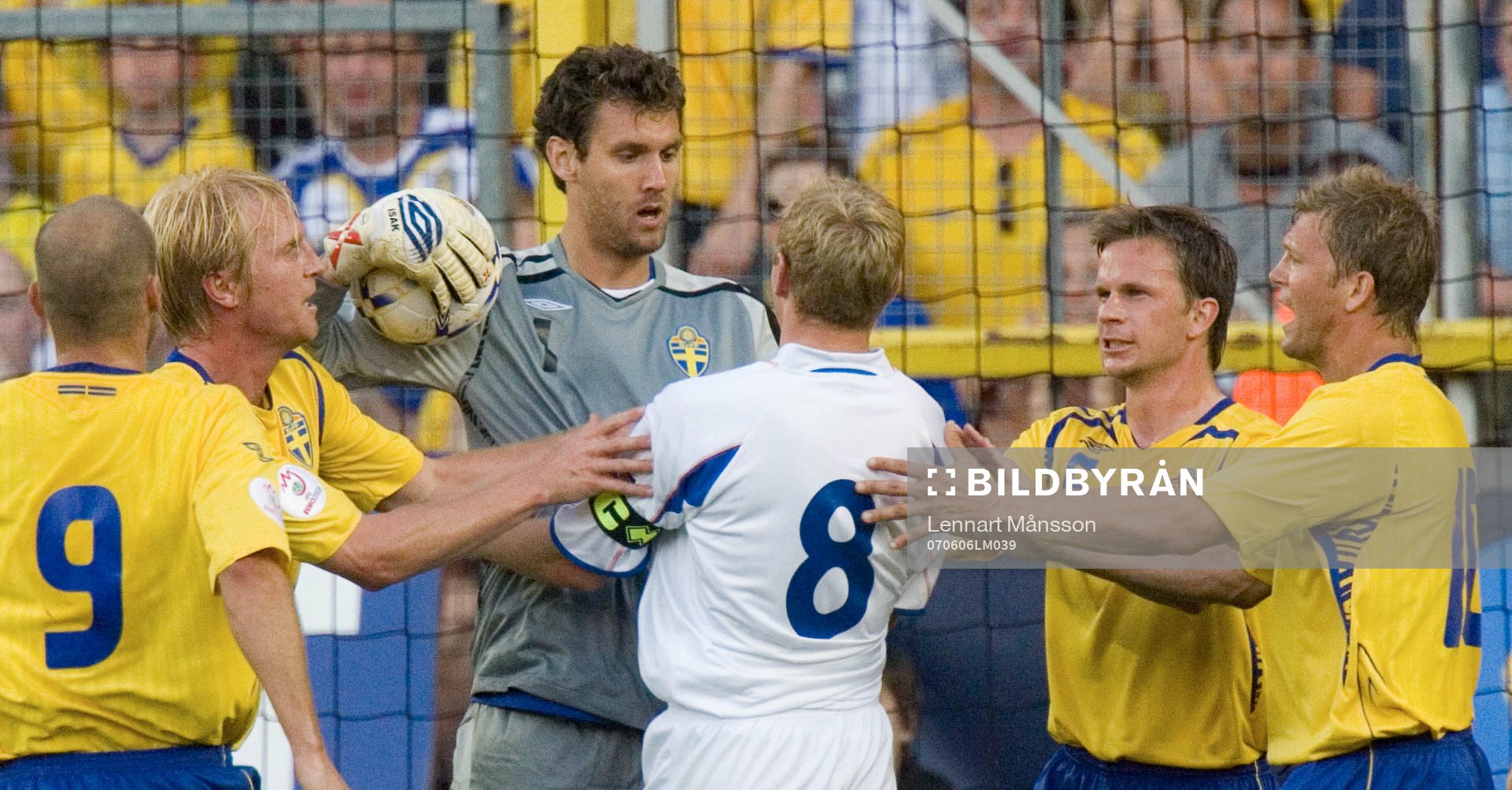 Andreas Isaksson, målvakt, Petter Hansson, Tobias