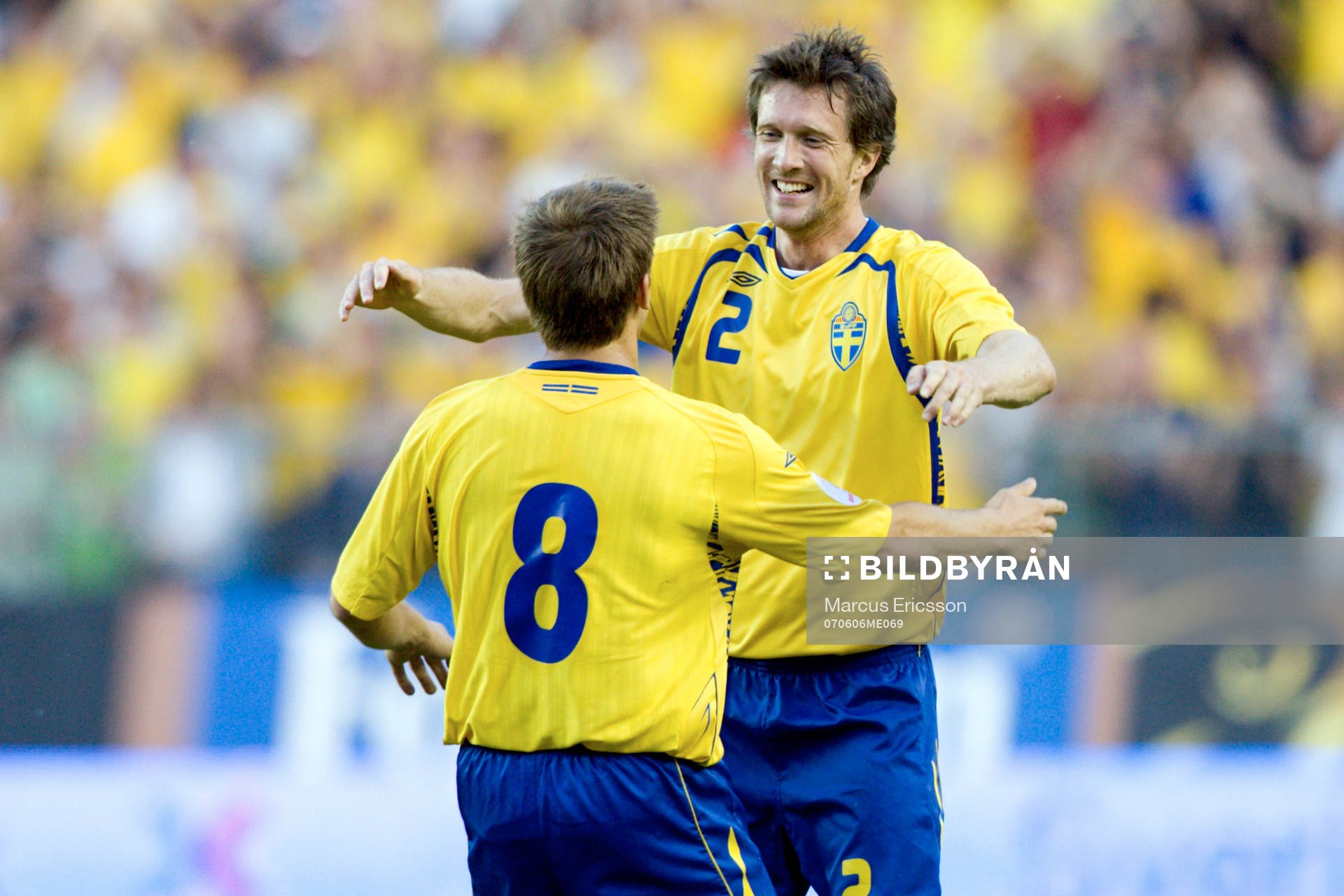 Anders Svensson och Mikael Nilsson, jubel