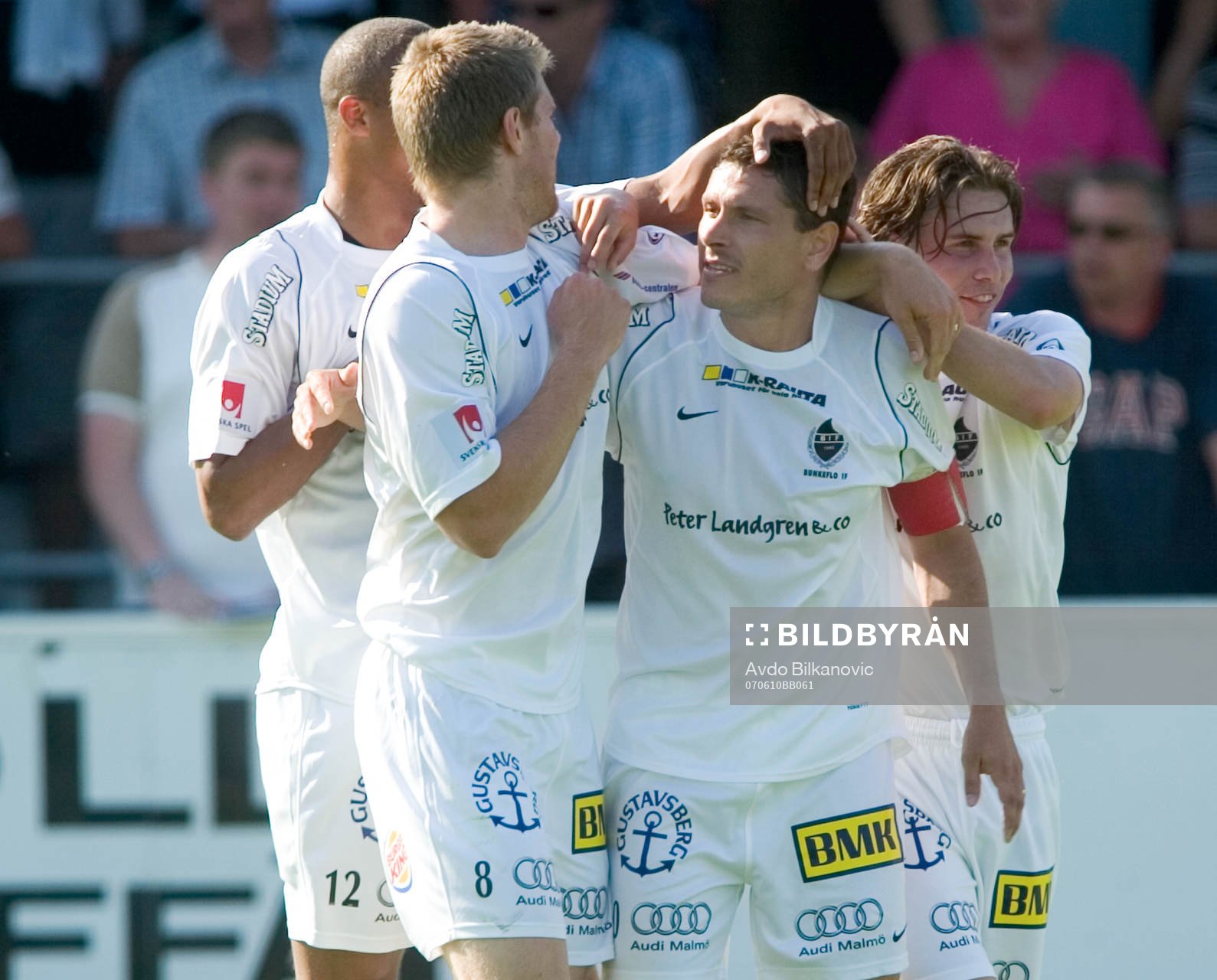 Anders Ekelund, Salif Jönsson och Erol Bekir, Bunkeflo,