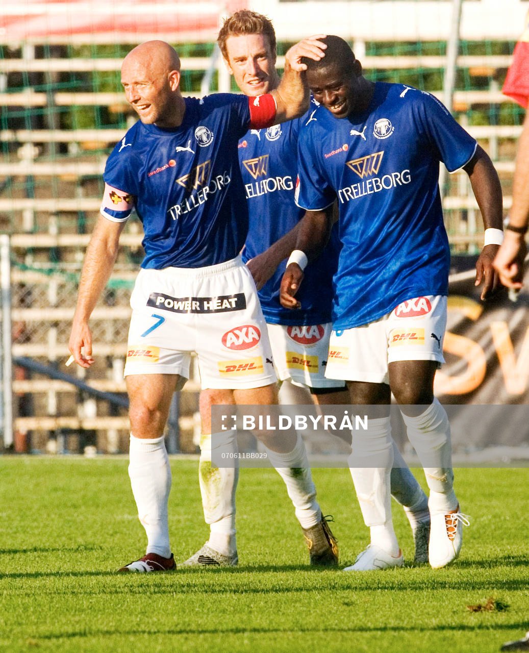 Mattias Thylander, Mikael Bengtsson och Michael Mensah,