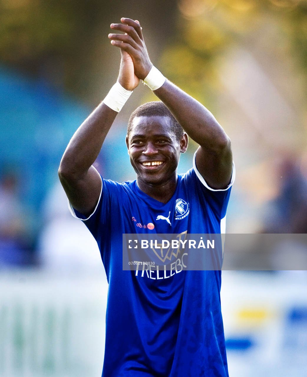 Michael Mensah, Trelleborg, jubel