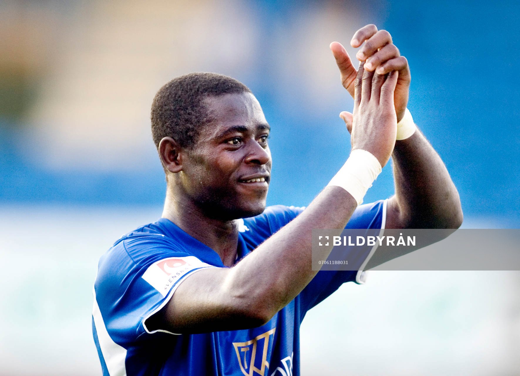 Michael Mensah, Trelleborg, jubel
