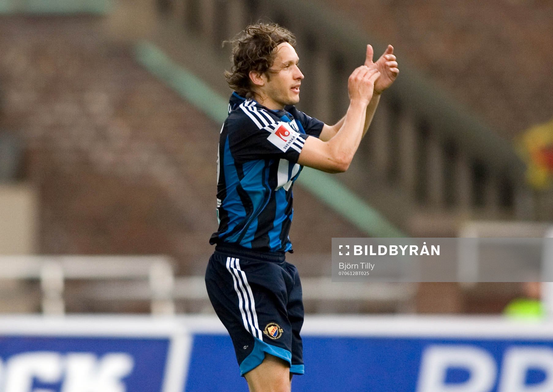  Andrej Komac, Djurgården, jubel.