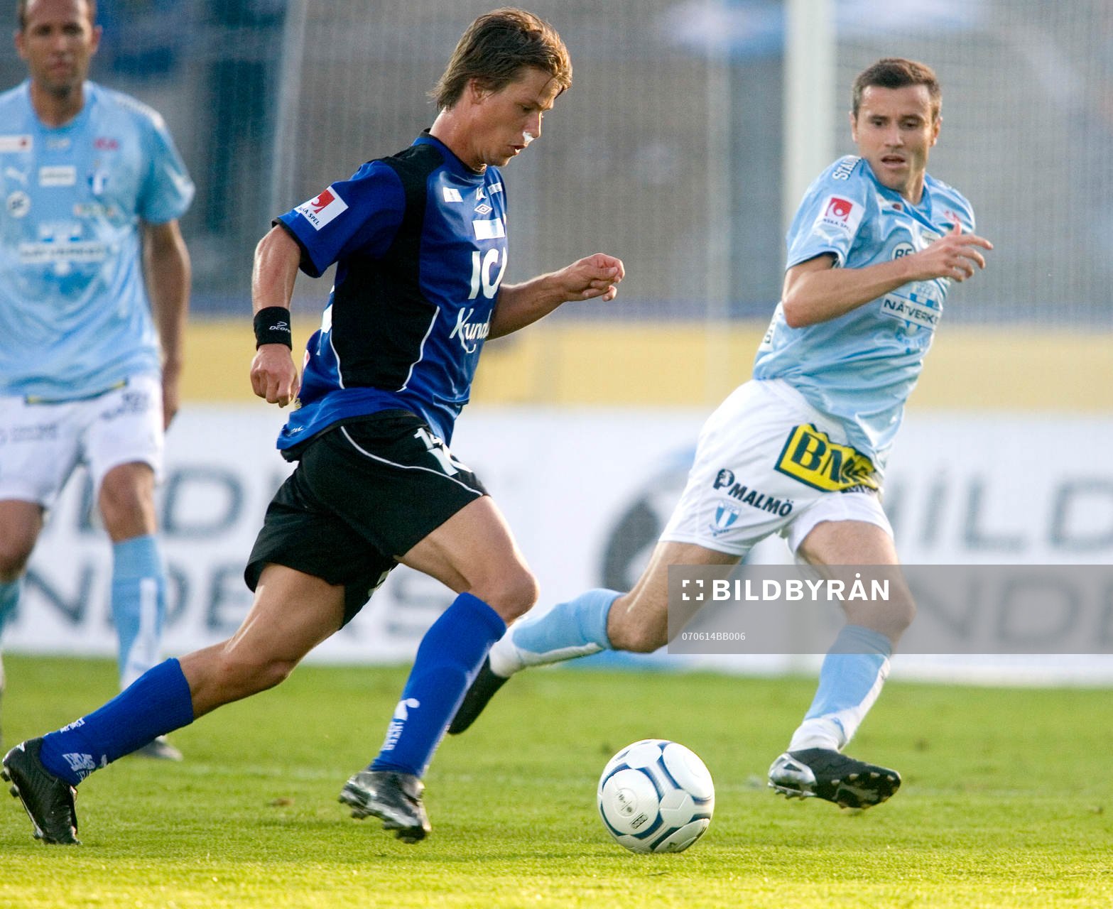 Dusan Djuric, Halmstad och Yksel Osmanovski, Malmö