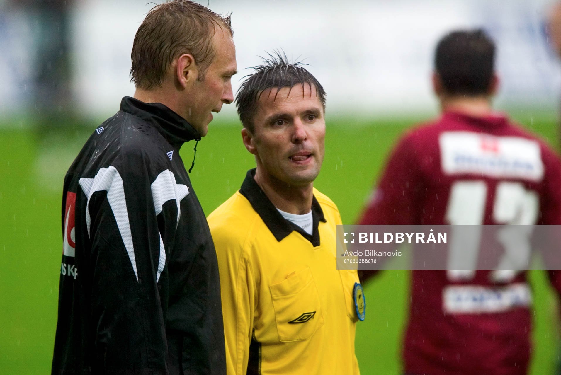 Zarko Kovacevic, domare, Niklas Andersson, fjärdedomare