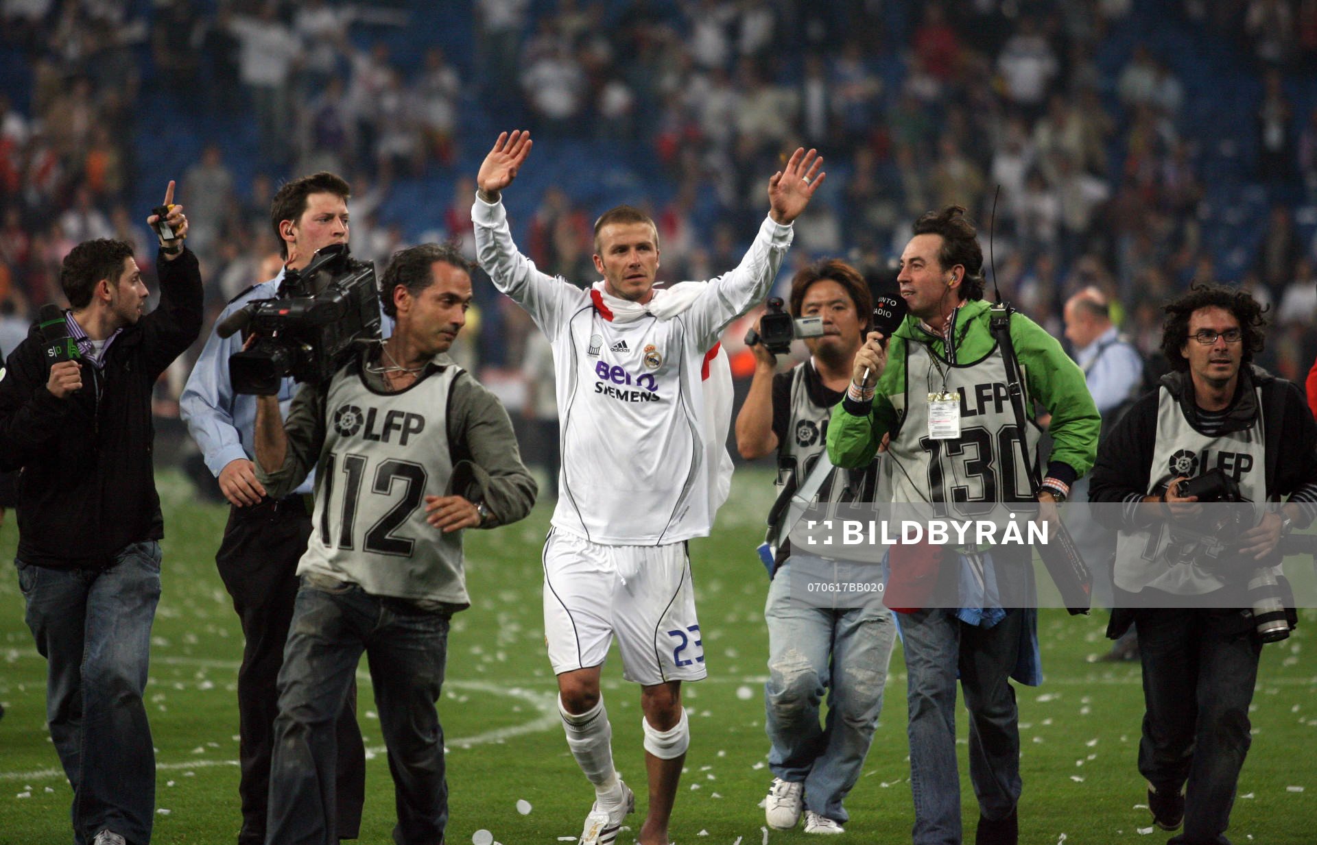 David Beckham, Real Madrid, firar ligasegern