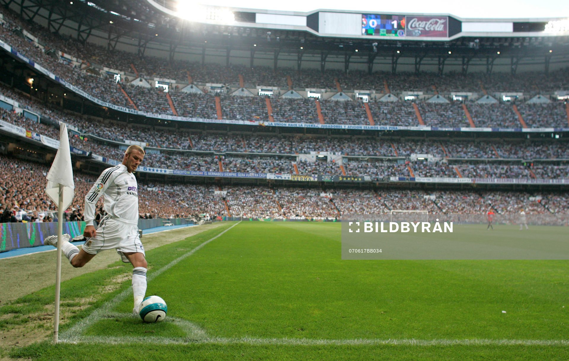 David Beckham, Real Madrid, inspark
