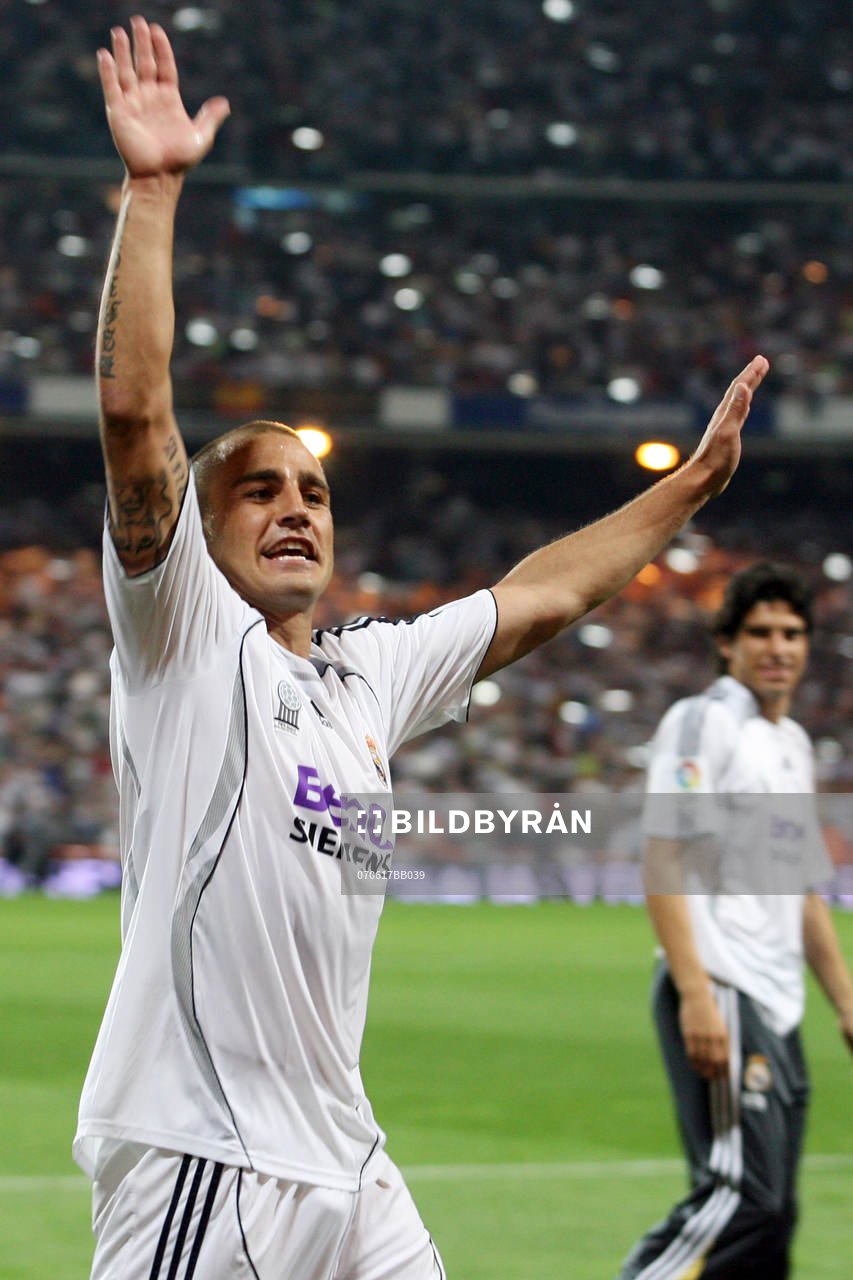 Fabio Cannavaro, Real Madrid, jubel