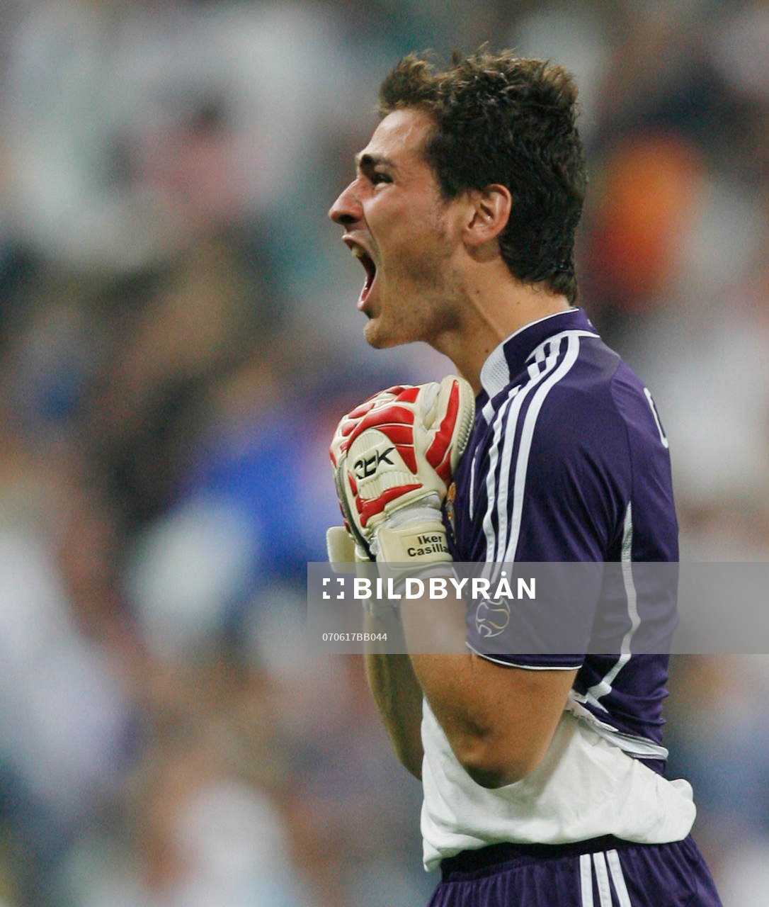 Iker Casillas, målvakt, Real Madrid, jubel, glädje