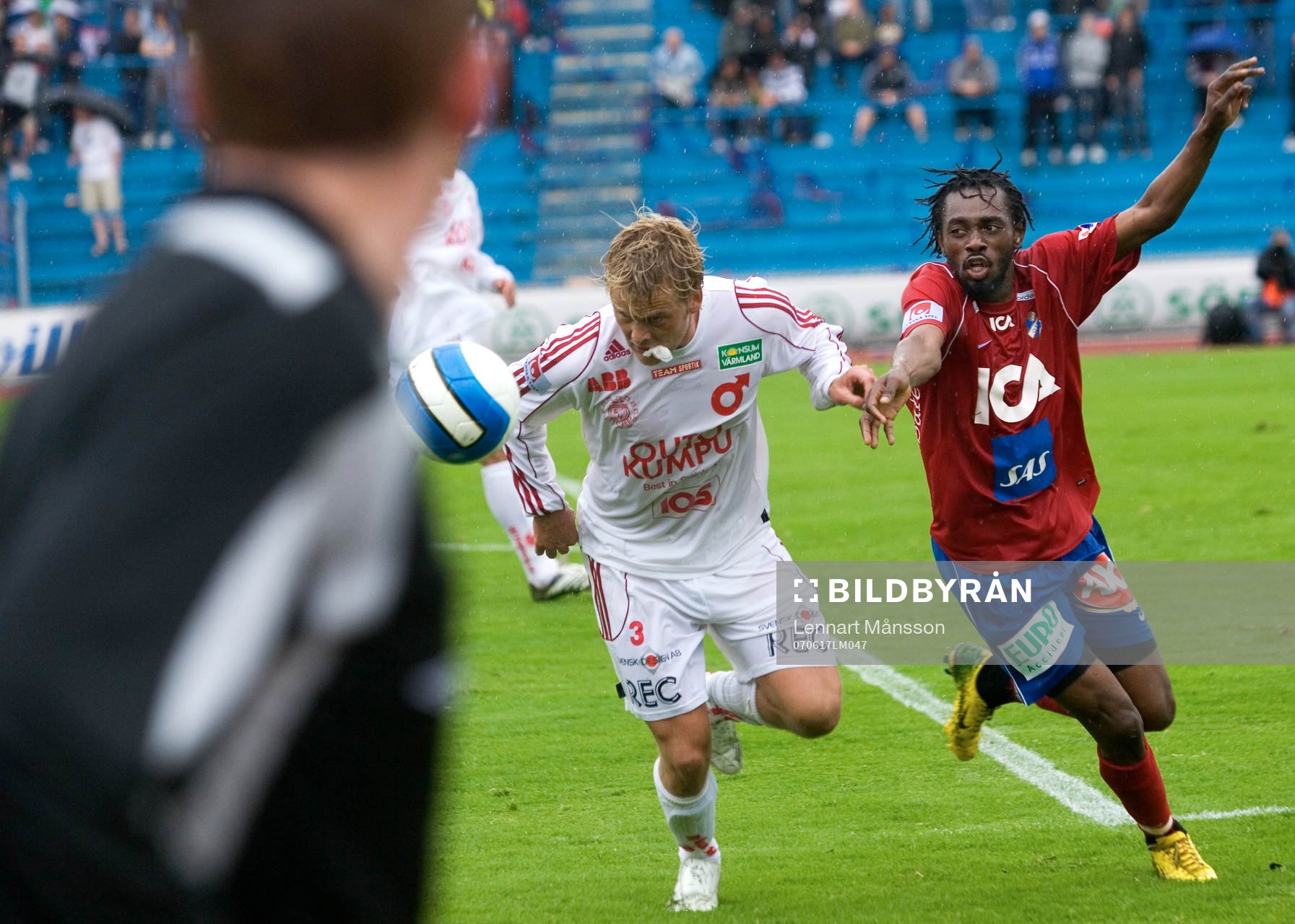 Linjedomare, domare ser Fredrik Holmberg, Degerfors och