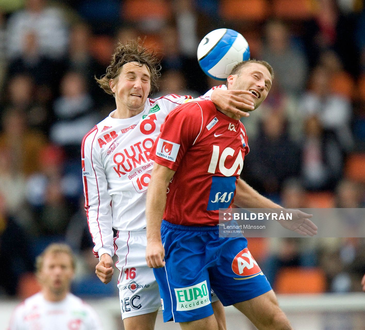 Lagkaptenerna Jonas Lindskog och Fredrik Gustafson i