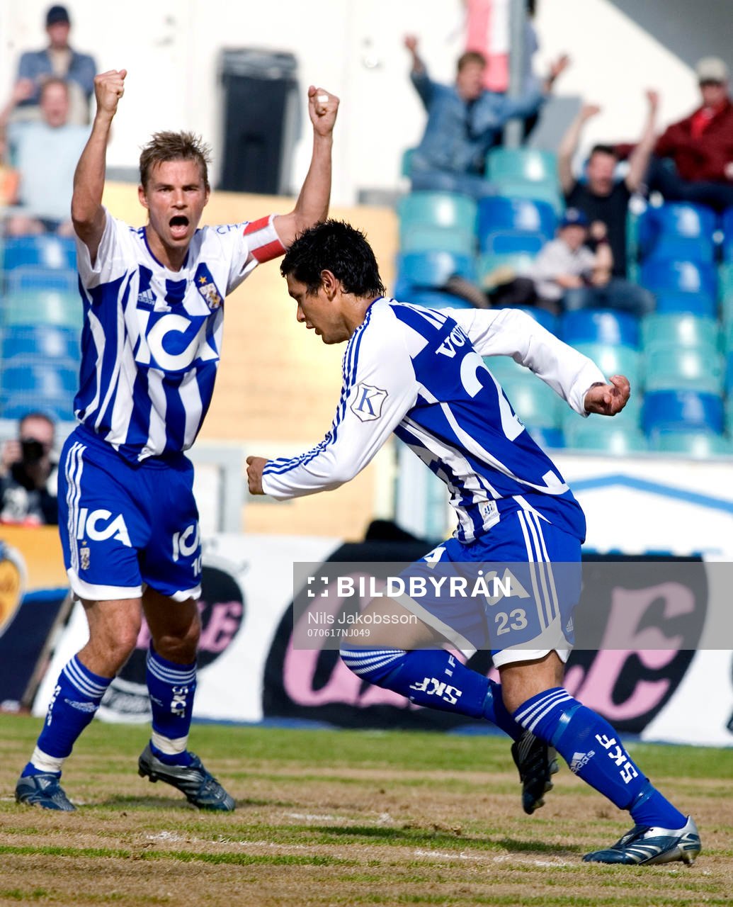 Niclas Alexandersson, Andres Vasques, Göteborg, jubel