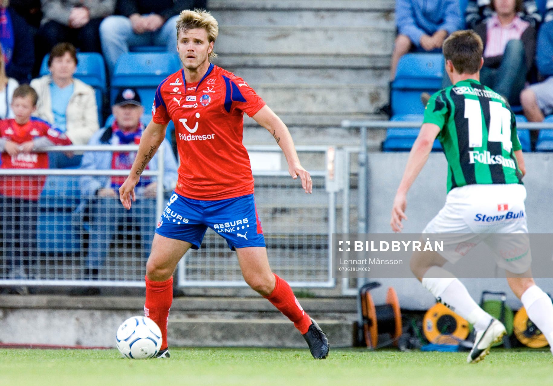 Andreas Dahl mot Daniel Nicklasson, två IFK