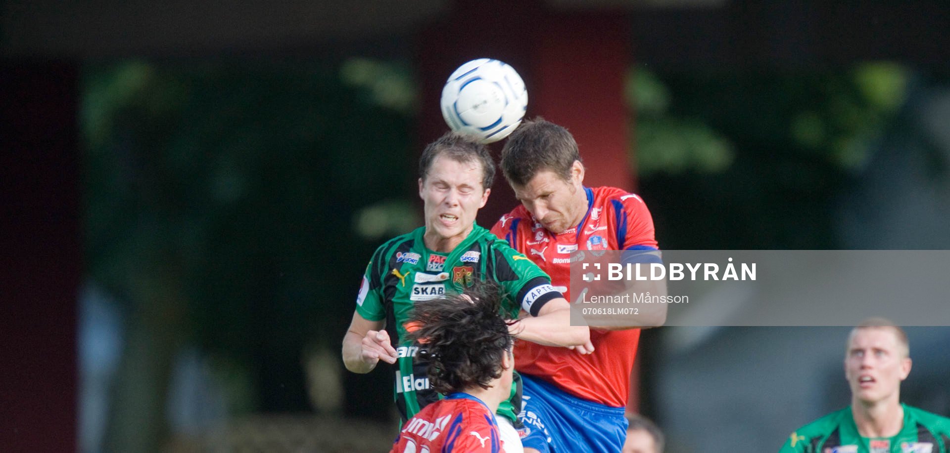 Fredrik Lundgren och Andreas Jakobsson. Nickduell