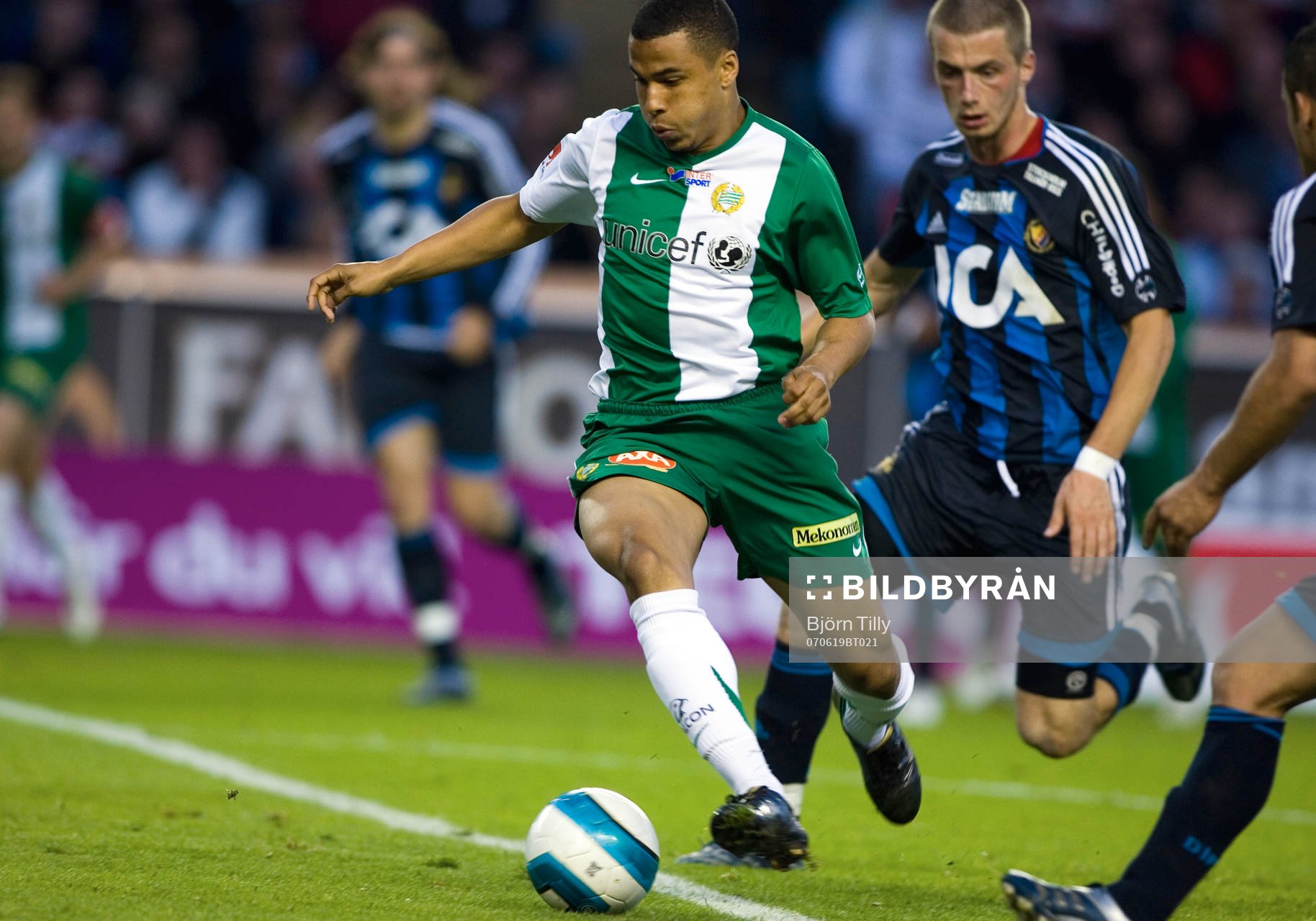 Charlie Davies, Hammarby, och Sölvi Ottesen, Djurgården