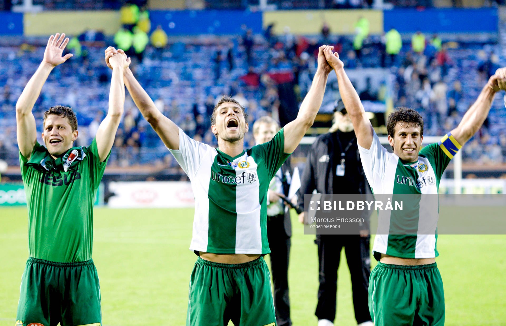 Paulinho Guara, Sebastian Eguren och Suleyman Sleyman,