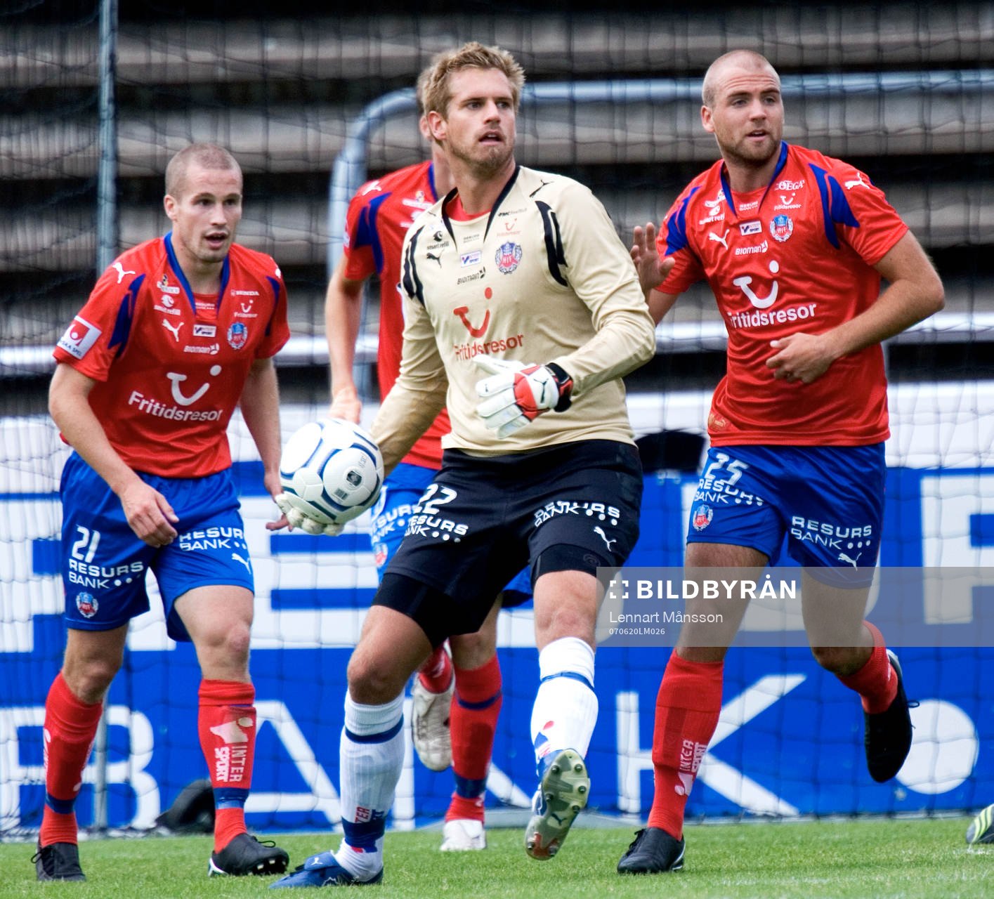 Christoffer Andersson, Oscar Berglund, målvakt och Oscar