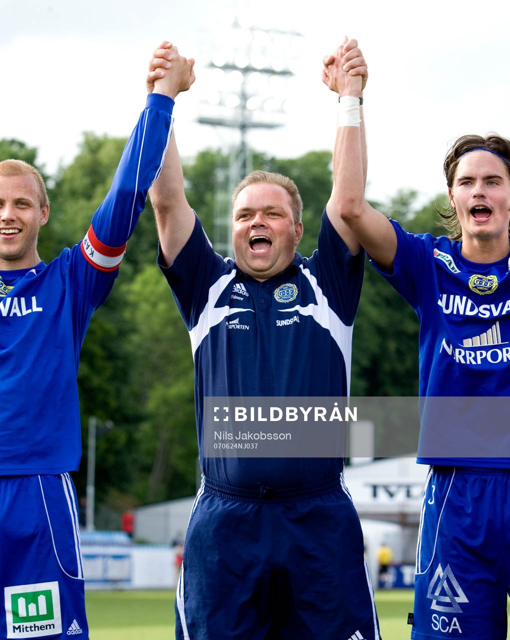 Stefan Ålander, Mika Sankala, tränare, Mikael Lustig,