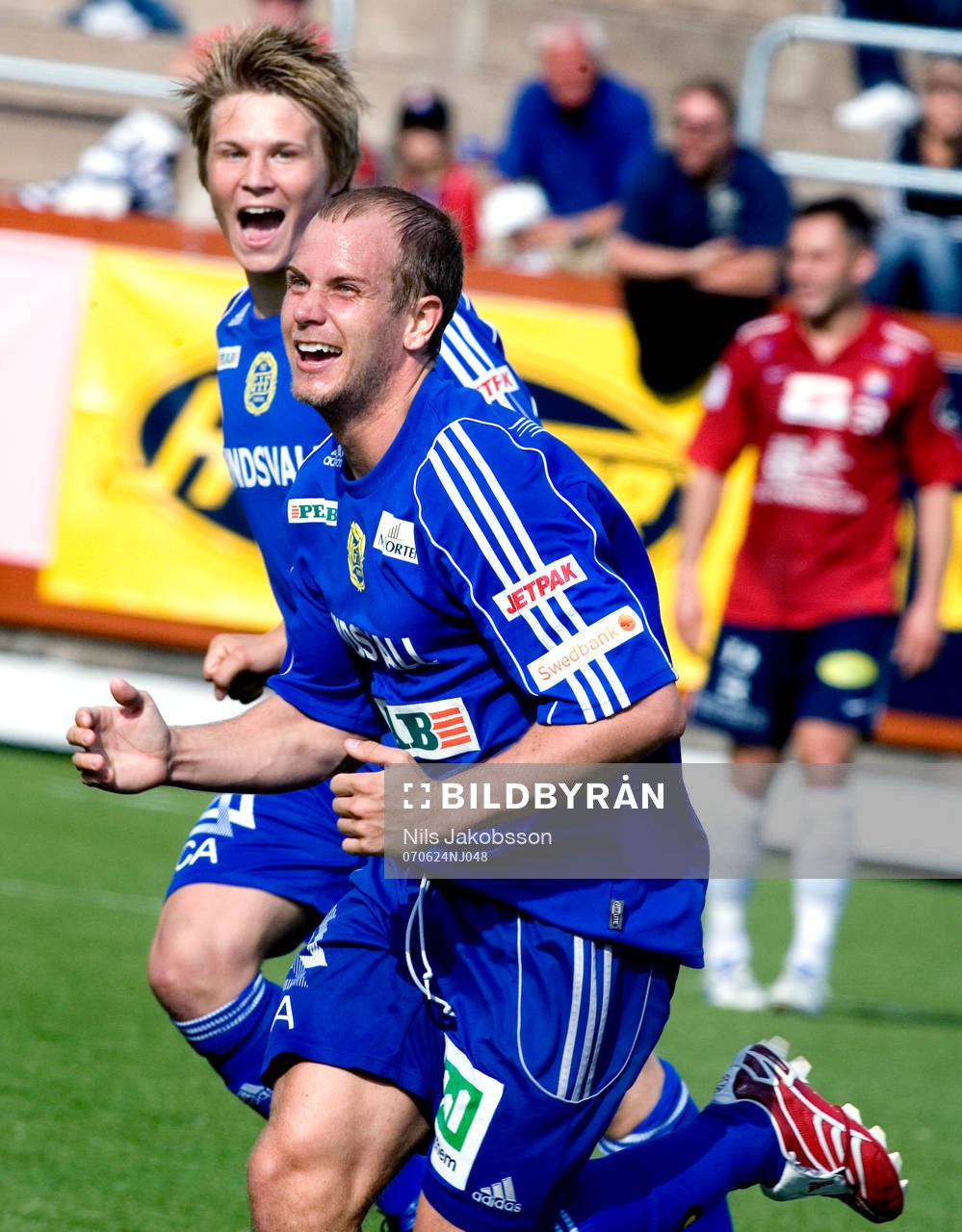 Johan Patriksson, jubel