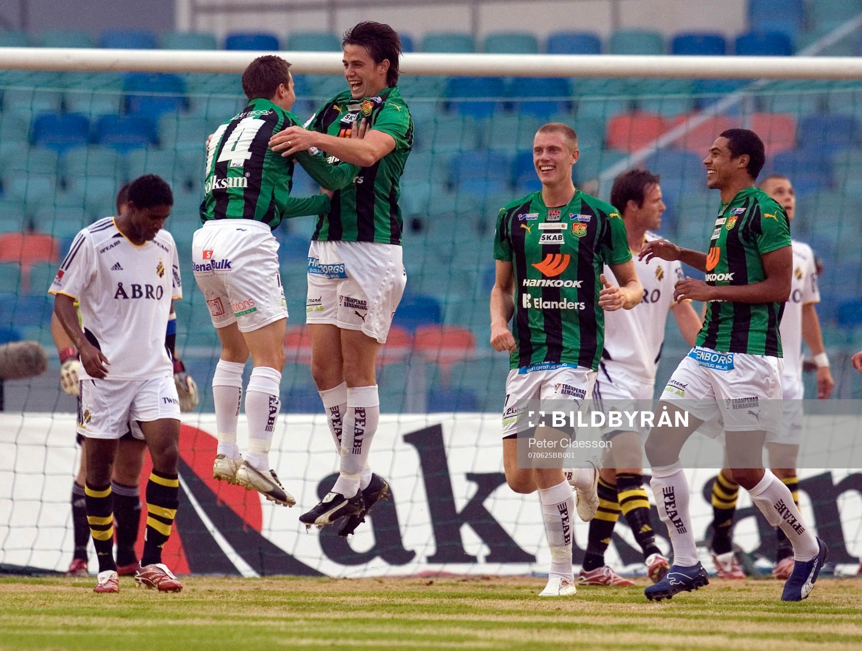 Andreas Tobiasson, Gais, jubel