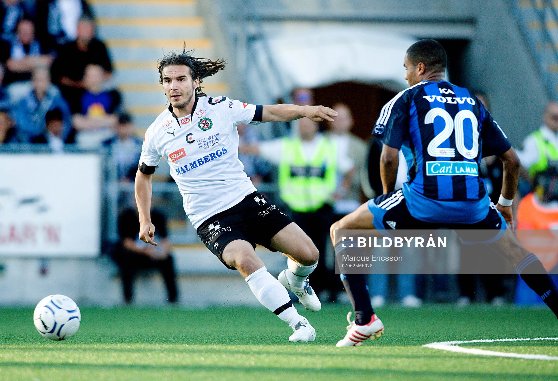 Nordin Gercic, Örebro och Patrick Amoah, Djurgården