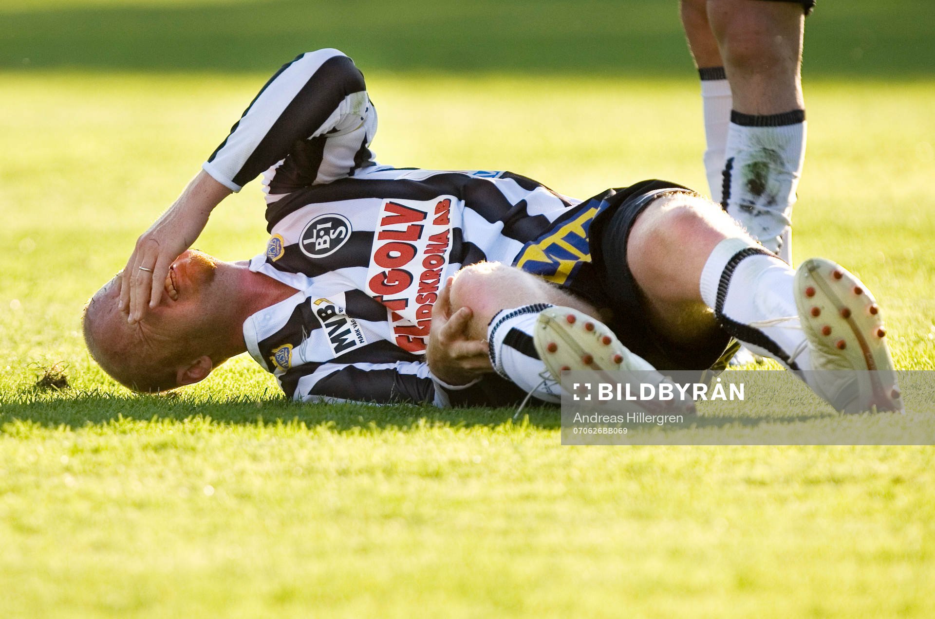 Jörgen Pettersson, lagkapten, skadad