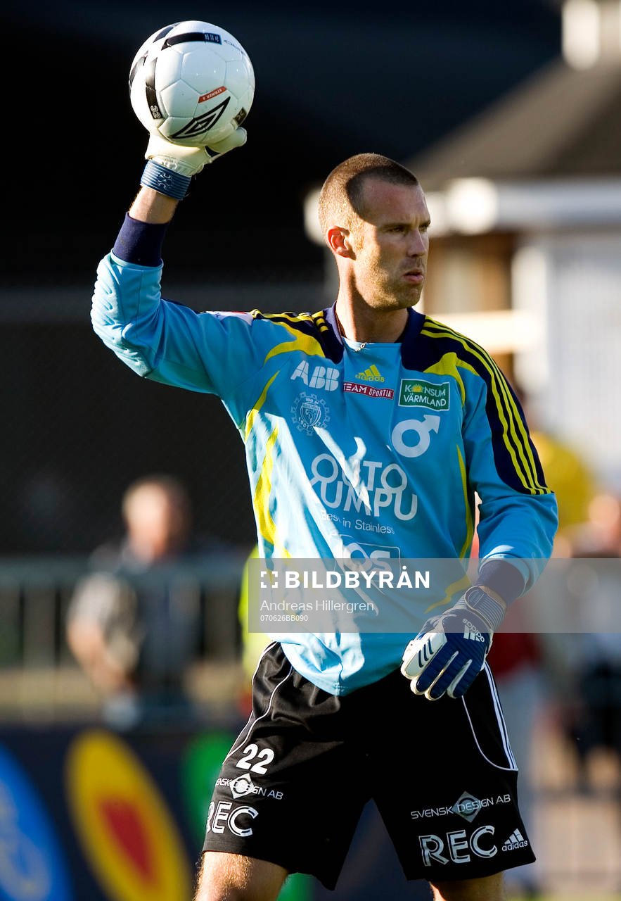 Jonas Bohlin, målvakt, Degerfors