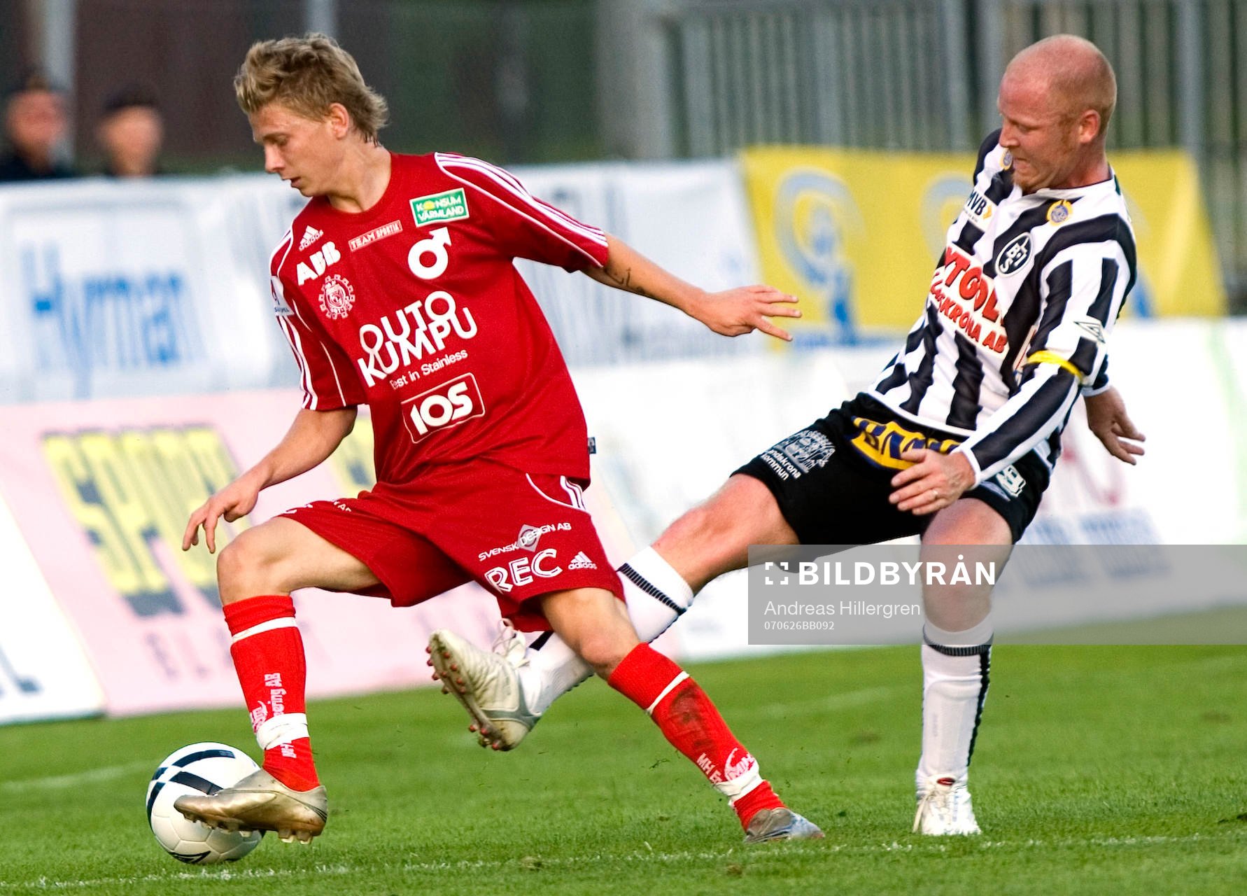 Johan Bertilsson och Jörgen Pettersson, lagkapten
